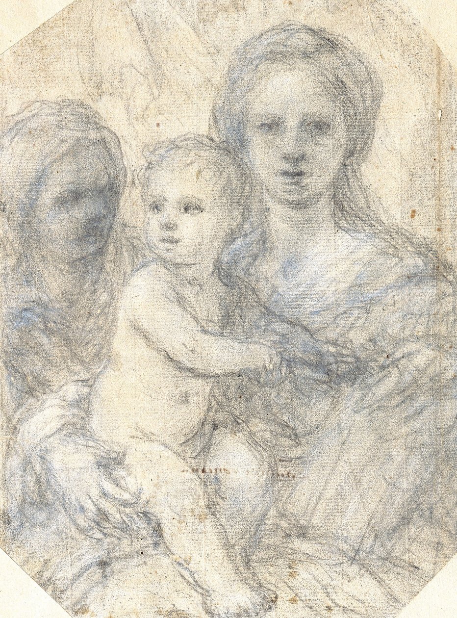 Madonna ja lapsi tekijältä Elisabetta Sirani