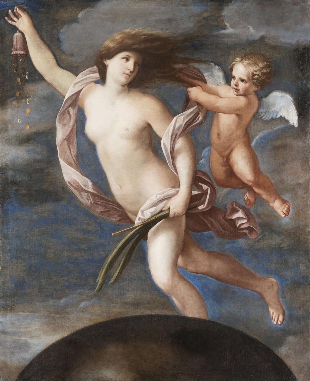 Fortuna ja Cupid tekijältä Elisabetta Sirani
