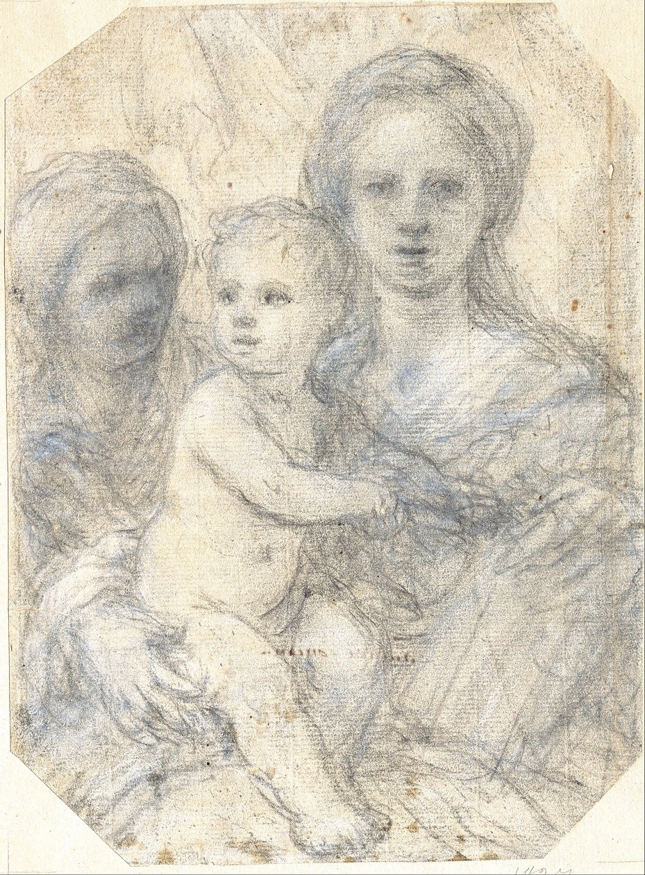 Madonna ja lapsi tekijältä Elisabetta Sirani