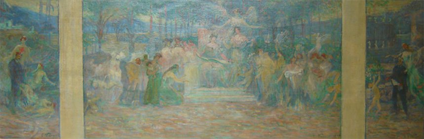 Kaupungin tehtävät - Tutkimus Rio de Janeiron kunnan jaoston triptyykistä Pedro Erneston palatsi tekijältä Eliseu Visconti
