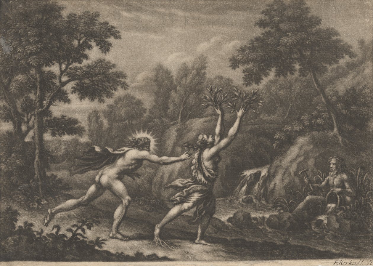 Apollo ja Daphne tekijältä Elisha Kirkall