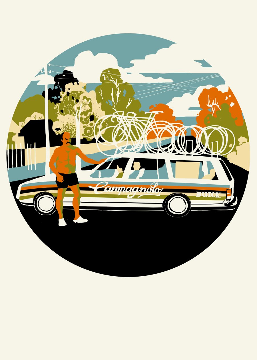 Campagnolo Team Car, 2013 (silkkipaino) tekijältä Eliza Southwood