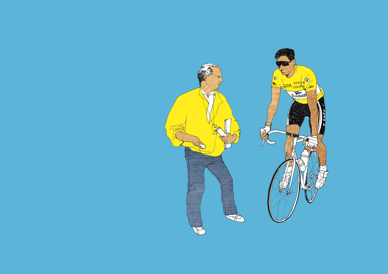 Indurain, 2014 (silmäpainatus) tekijältä Eliza Southwood