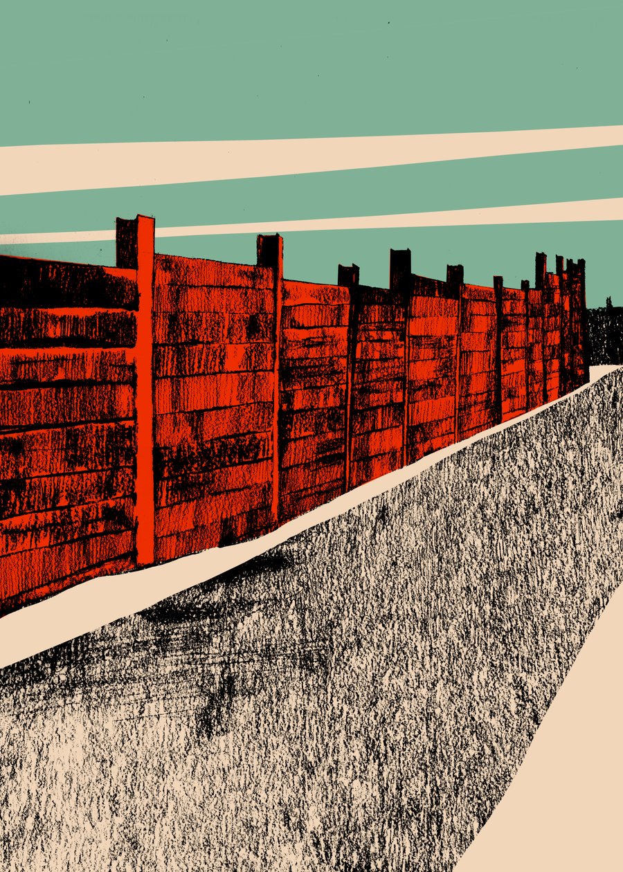 Jarrah Wall, 2014 (silmäpainatus) tekijältä Eliza Southwood