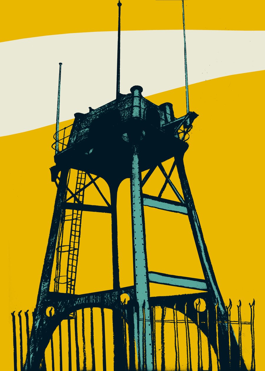 Lookout, 2014 (silmäpainatus) tekijältä Eliza Southwood