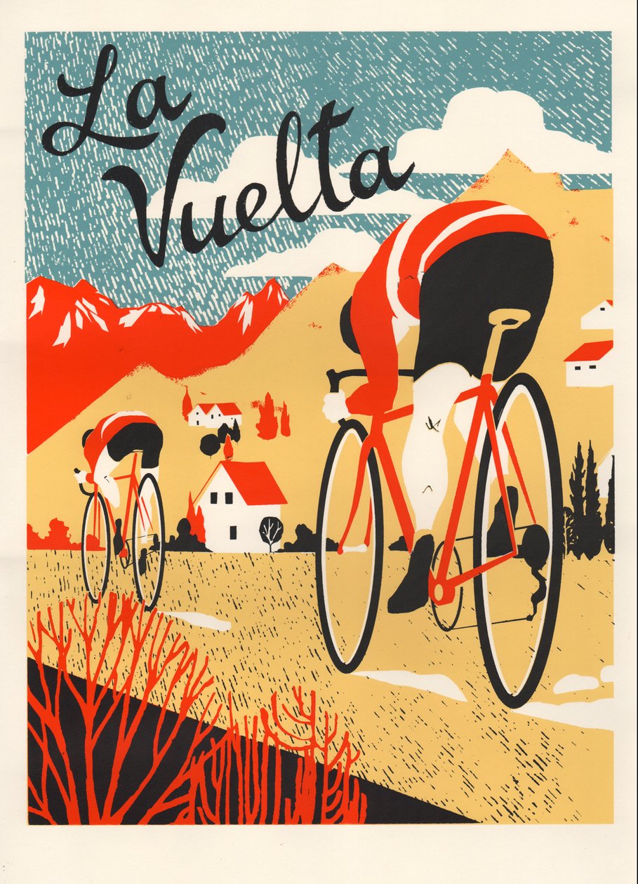La Vuelta, 2015 (silmäpainatus) tekijältä Eliza Southwood