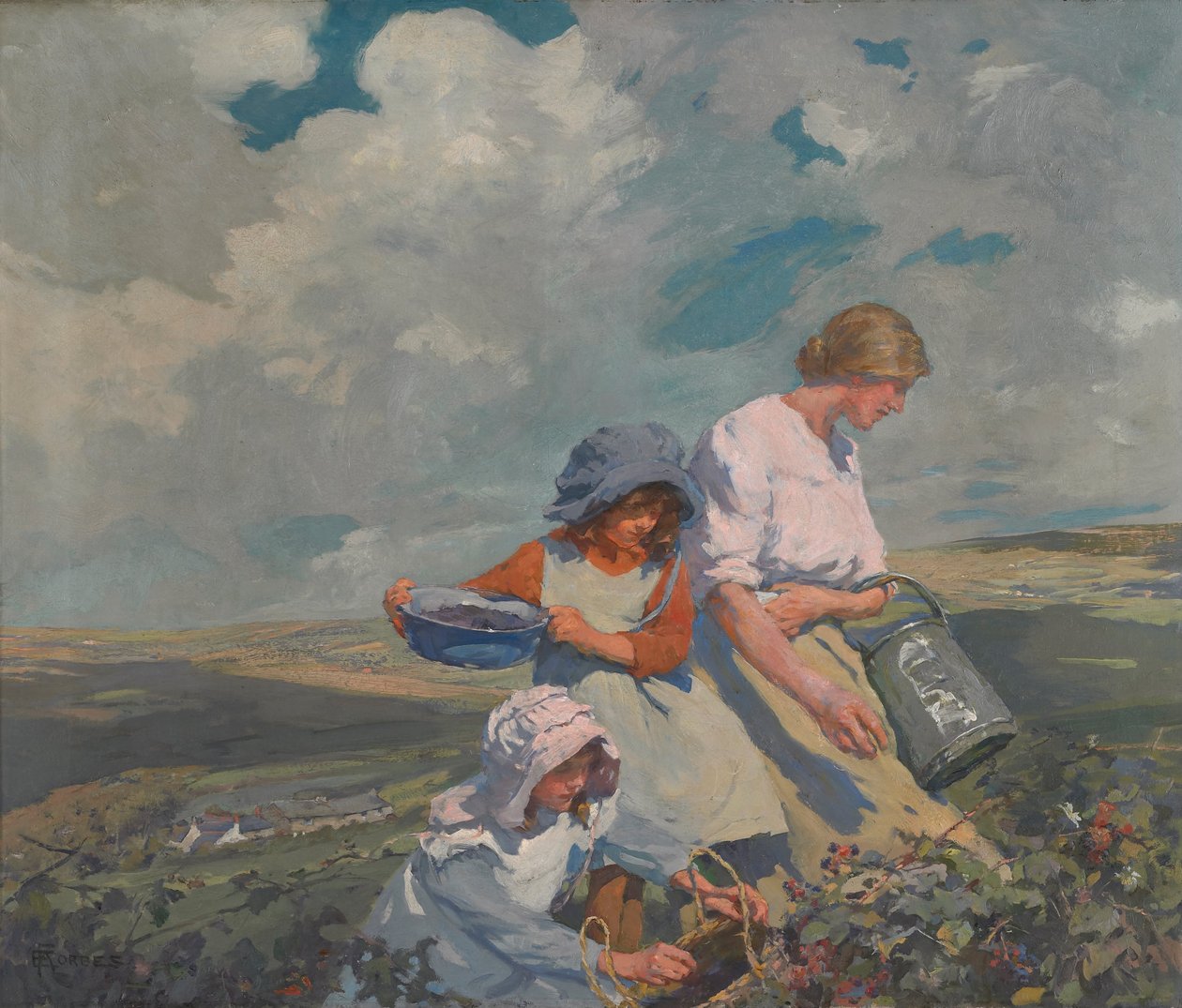 Blackberry Gathering tekijältä Elizabeth Adela Stanhope Forbes
