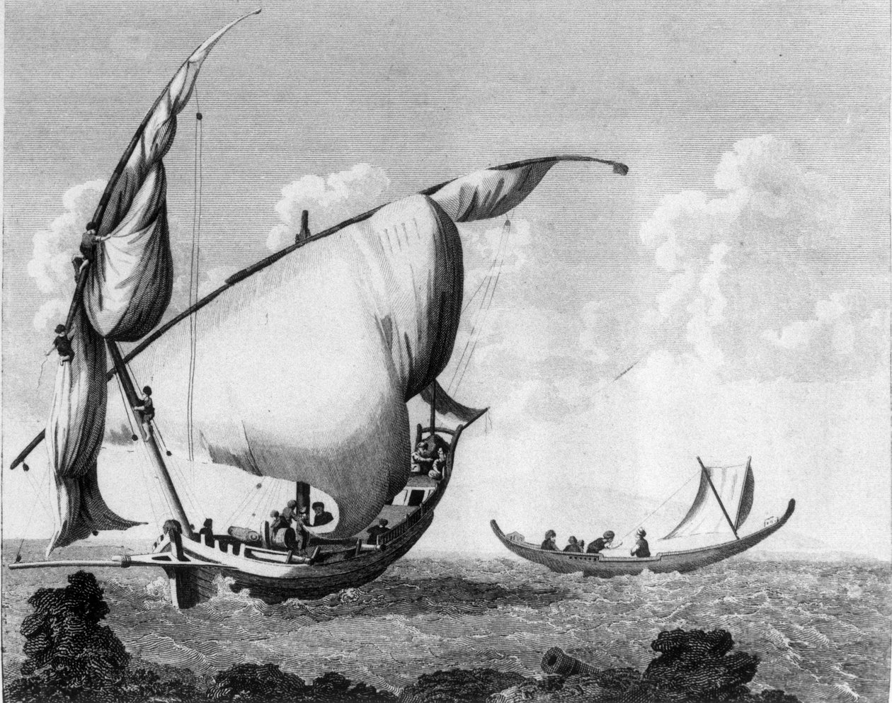 Turkin laivat, "Matka Krimin halki Konstantinopoliin kirjesarjana... Kirjoitettu vuonna 1786", julkaistu 1789 tekijältä Elizabeth Berkeley