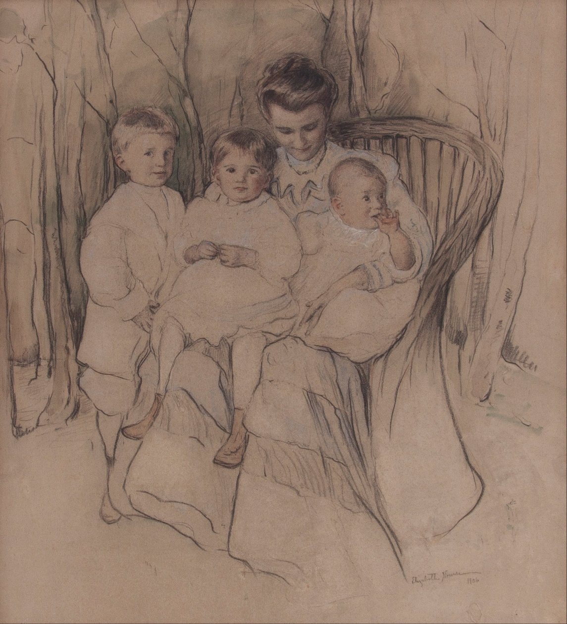 Äiti ja kolme lasta tekijältä Elizabeth Nourse