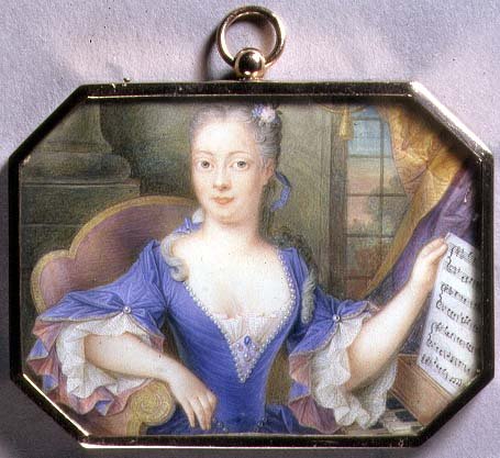 Muotokuva Walesin prinsessa Augusta tekijältä Elizabeth (attr. to) Ziesenis