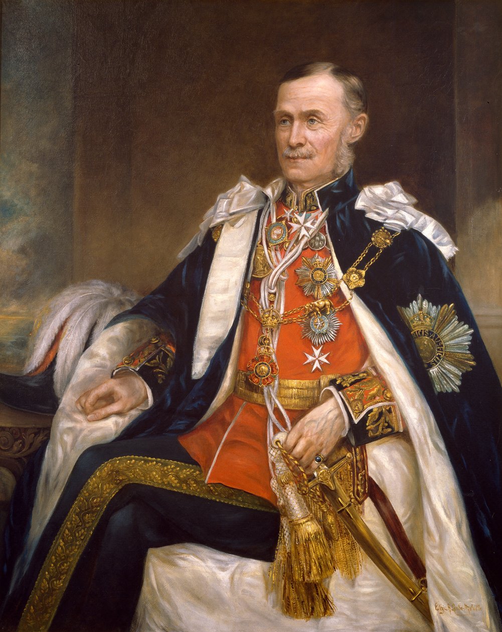 Kenraalimajuri Sir Owen Tudor Burne GCIE, KSI (1837-1909) tekijältä Elizabeth Anne Leslie Melville
