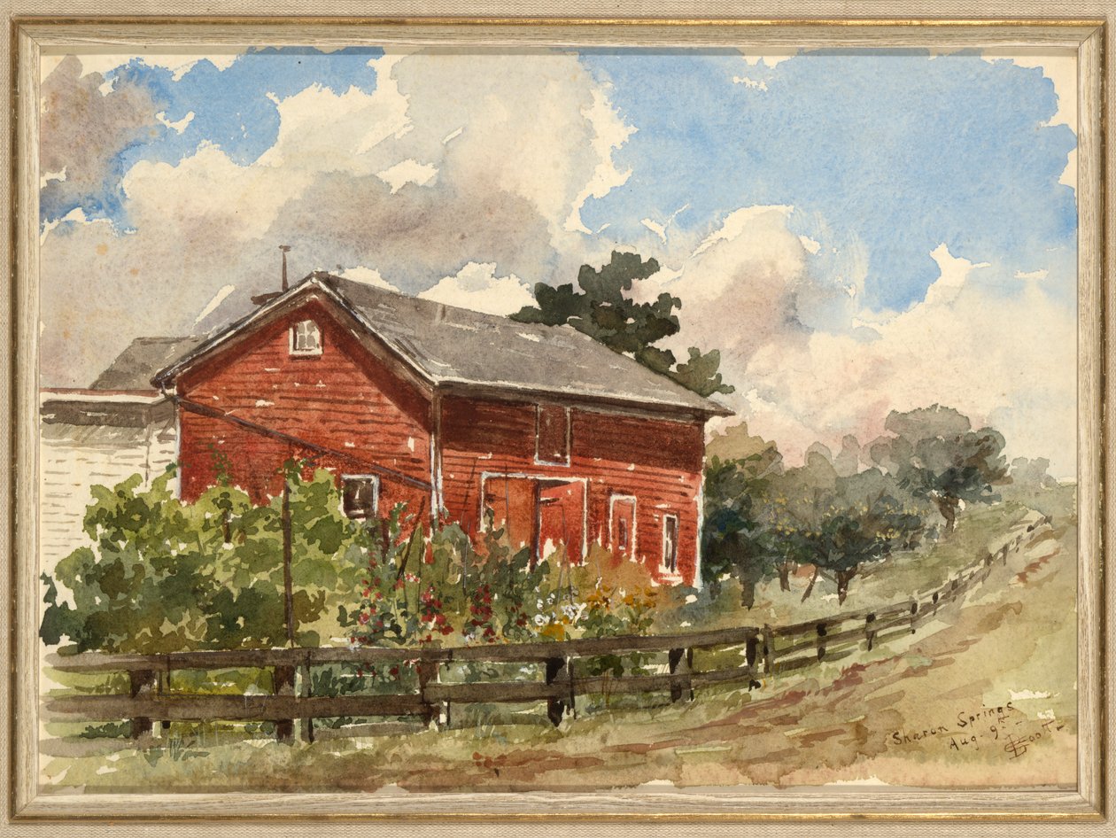 Sharon Springs, 1883. tekijältä Elizabeth Boott Duveneck