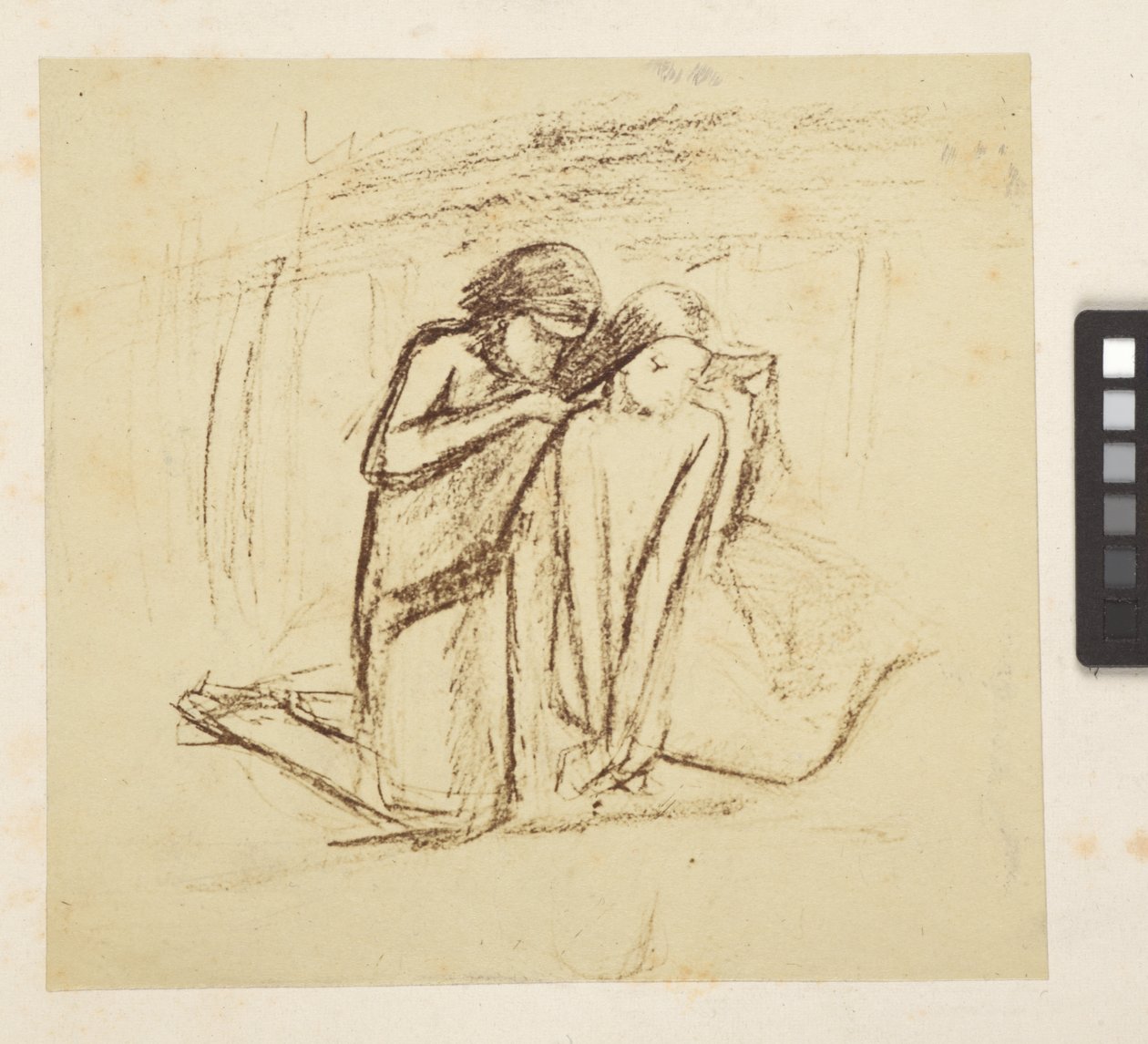 Elisabeth Eleanor Siddal Rossettin malleja ja luonnoksia tekijältä Elizabeth Eleanor (1834-62) Siddal