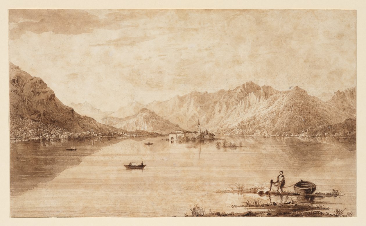 Lake Maggiore ja Isola Superiore tekijältä Elizabeth Frances Batty