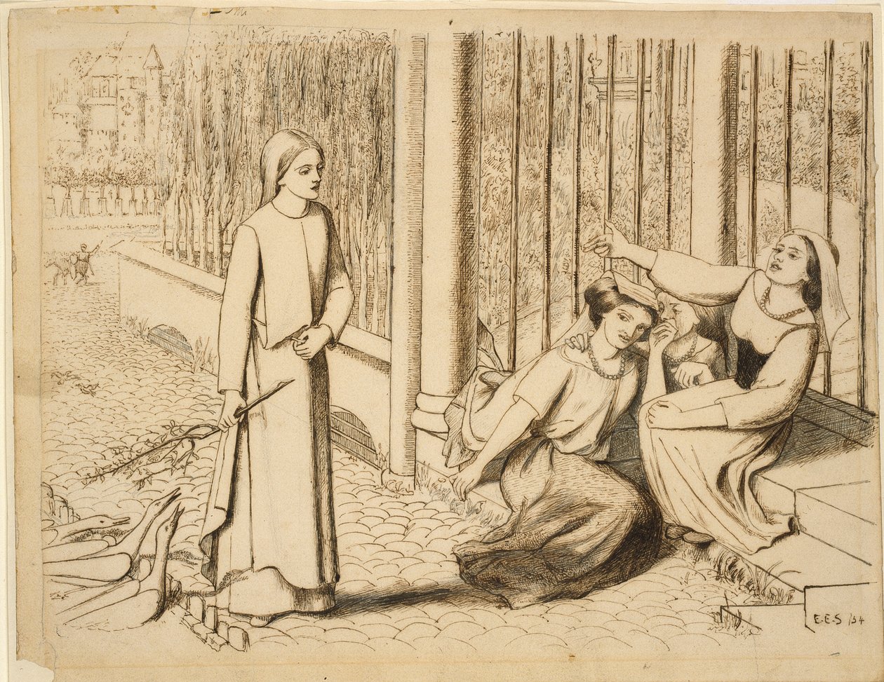 Pippa Passit, 1854 tekijältä Elizabeth Siddal