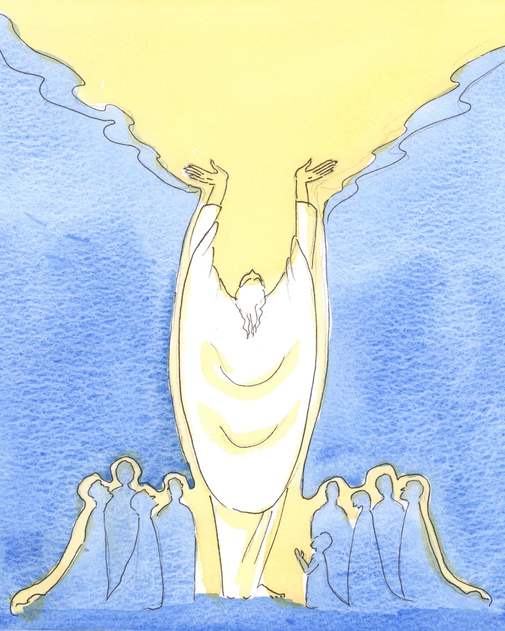 Koska Jeesus Kristus on niin Jumala kuin ihminen, ja läsnä keskuudessamme messussa, 2003 (paperilla) tekijältä Elizabeth Wang