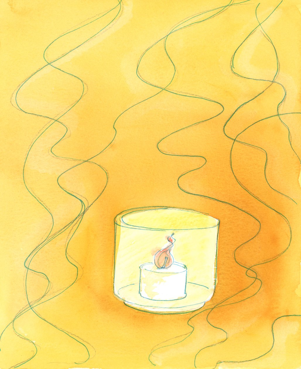 Kasteensa ansiosta sielut ovat muuttuneet; ja ne, jotka pääsevät taivaaseen, ovat "suojattuja" palavalta rakkauden tulelta, joka on Jumalan luonto, 2003 (paperilla) tekijältä Elizabeth Wang