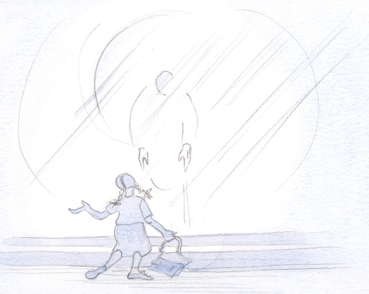 Kristus on lempeä meitä kohtaan, olipa mielialamme mikä tahansa, tervehdimmepä häntä surussa tai kuin koulutyttö riehuvassa ilossa., 2001 (paperilla) tekijältä Elizabeth Wang