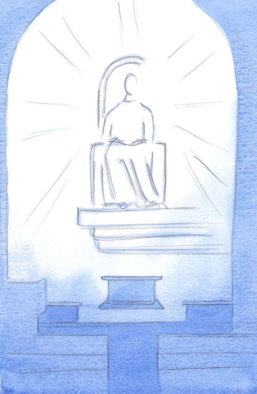 Kristus istui taivaallisella valtaistuimella pyhäkössämme. Kristus, meidän Jumalamme, on niiden kärsimysten arvoinen, joita kärsimme hänen rakkaudestaan, 2002 (paperilla) tekijältä Elizabeth Wang