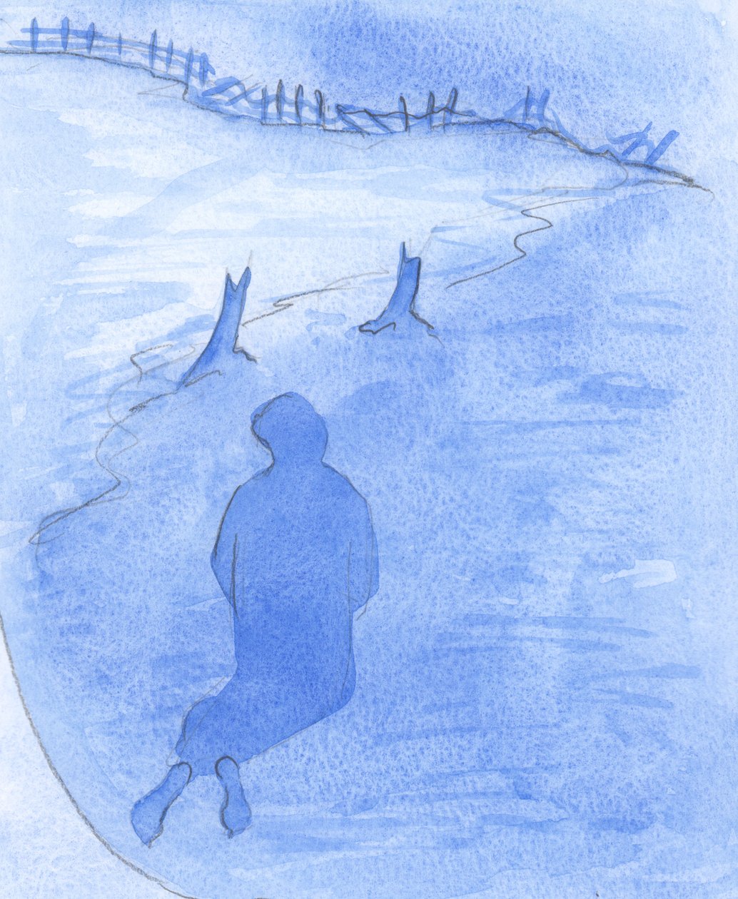 Jokainen hyvä rukous, jokainen teko, jossa uskotaan Jumalaan ja Hänen hyvyyteensä, on kuin "sotilaan" huuto: "Sankarimme - Kristus - on kuoleman arvoinen!", 2001 (w/c paperilla) tekijältä Elizabeth Wang