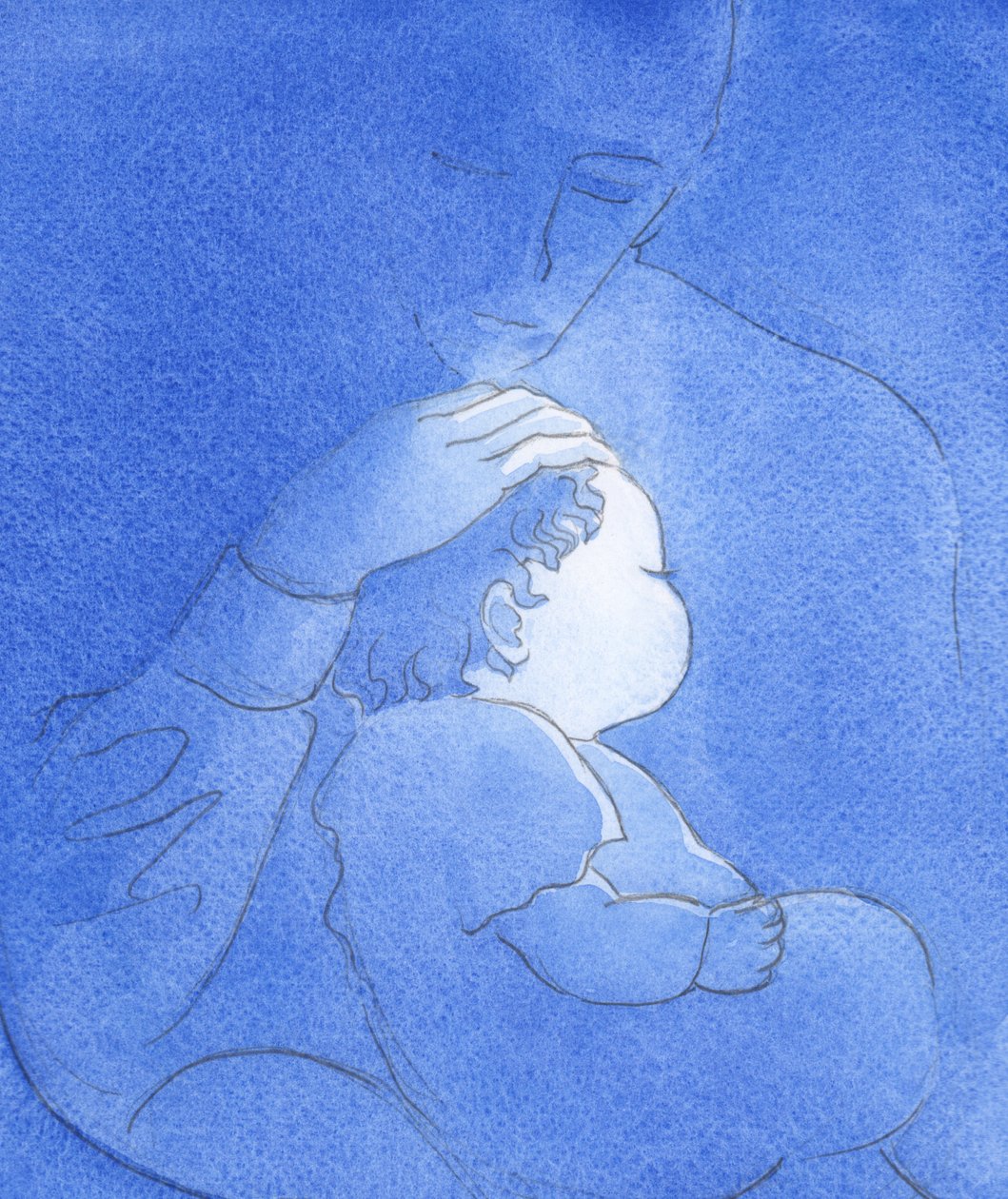 Isä Jumala rakastaa meitä lapsinaan lempeällä ja ehtymättömällä rakkaudella, 2002 (paperilla) tekijältä Elizabeth Wang