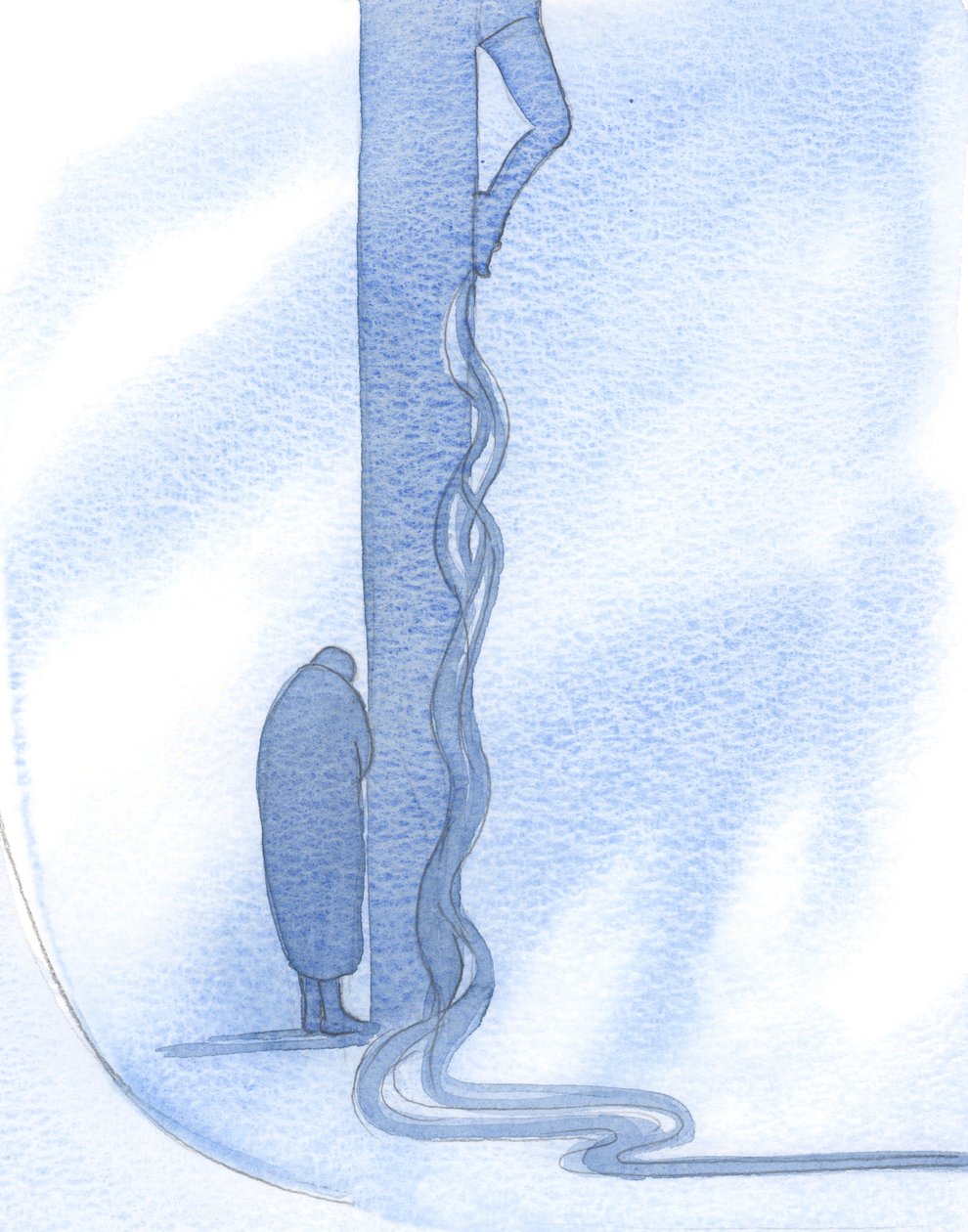 Hän ohjasi katseeni kallisarvoiseen vereensä, joka vuodatettiin syntiemme tähden, ja Hänen Pyhään Ristiinsä, joka on selvästi näkyvissä., 2001 (paperilla) tekijältä Elizabeth Wang
