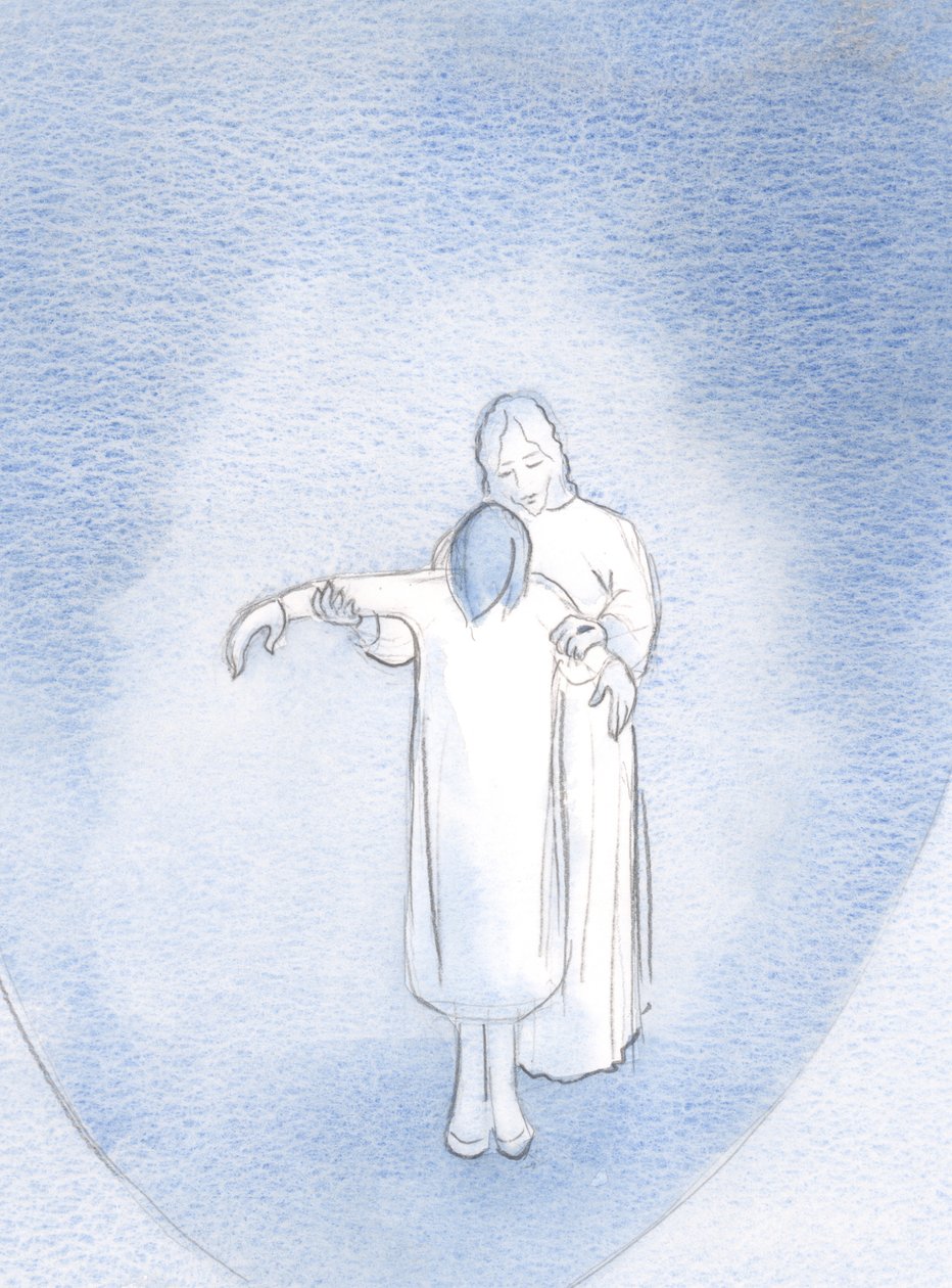 Jos meistä tulee yhtä Kristuksen kanssa kärsimyksessä (kärsivällisesti kestetty), meistä tulee yhtä Hänen kanssaan rukouksessa, 2000 (paperilla) tekijältä Elizabeth Wang
