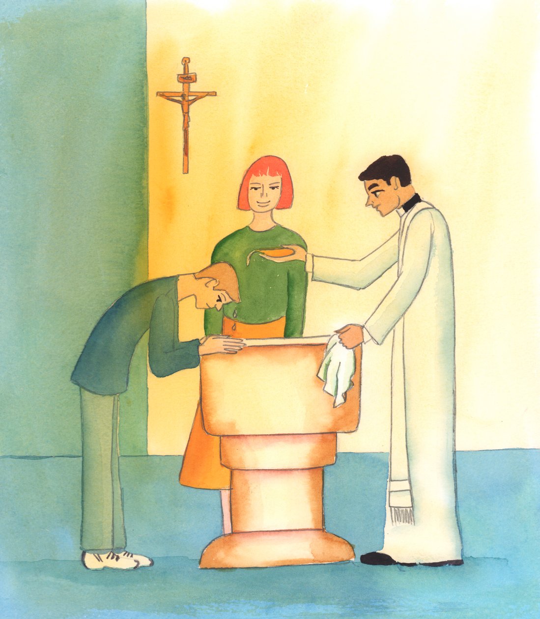 Kasteessa henkilöstä tehdään Jumalan oma lapsi - "adoptoitu" - muunnettu, Pyhän Hengen voimalla, 2004 (paperilla) tekijältä Elizabeth Wang
