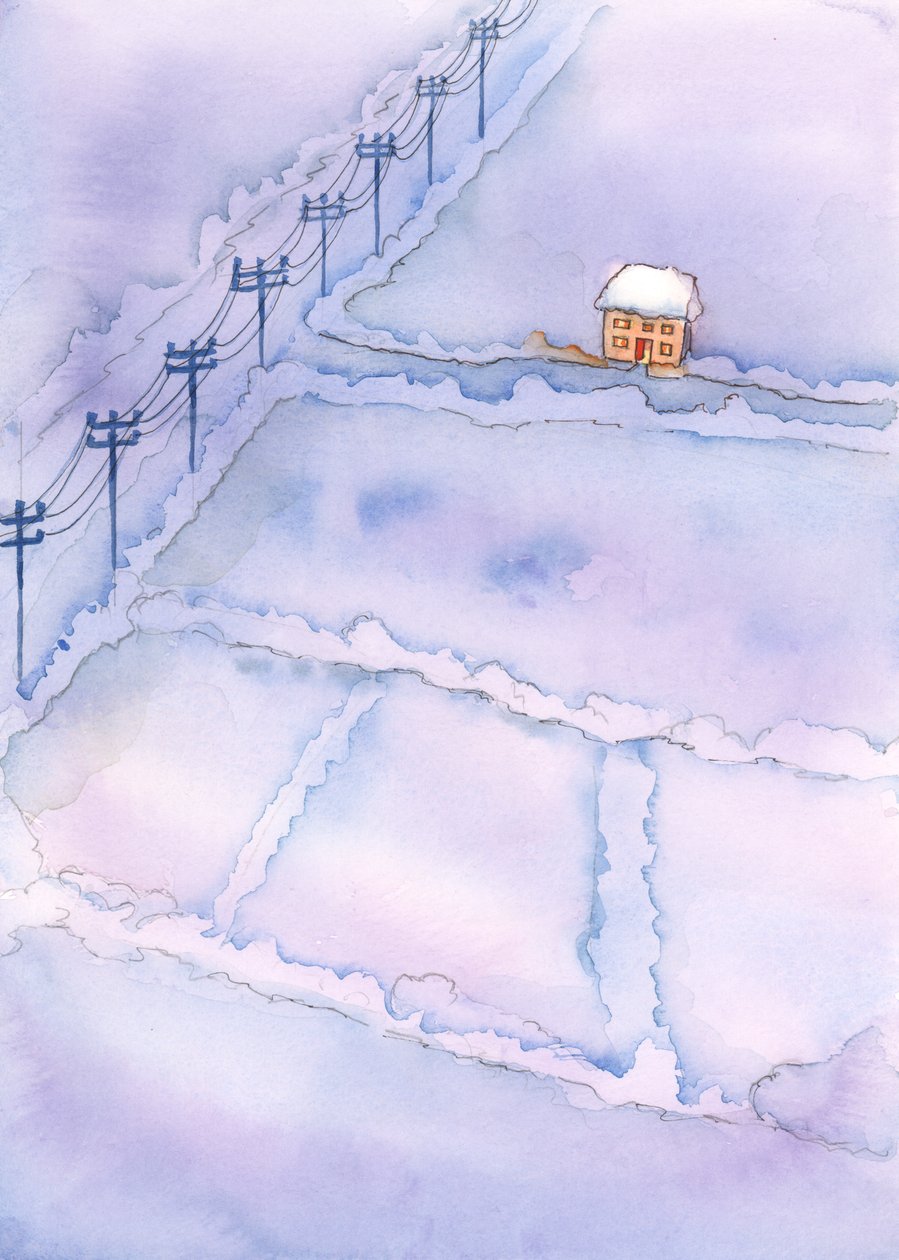 Jumalan silmissä maamme on usein kuin autio maisema, jossa on vain muutamia paikkoja, joissa lapsia todella arvostetaan, 2003 (paperilla) tekijältä Elizabeth Wang
