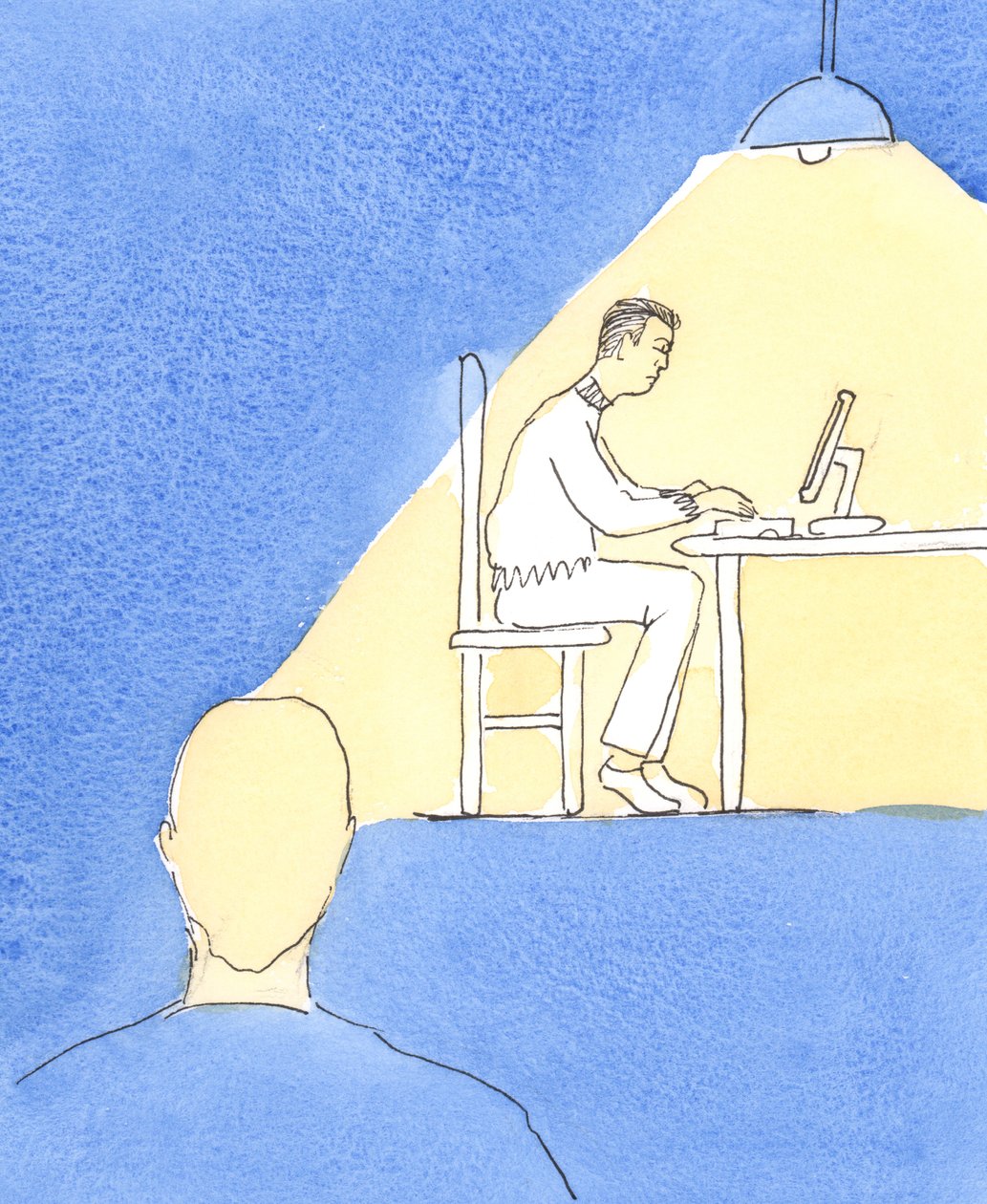 On vaarallista, että joku on niin haluton jättämään omia etujaan tai pakkomielteitään, että hän on valmis jättämään huomiotta jonkun hädässä tai epätoivoisessa tarpeessa olevan huudot., 2004 (w/c paperilla) tekijältä Elizabeth Wang