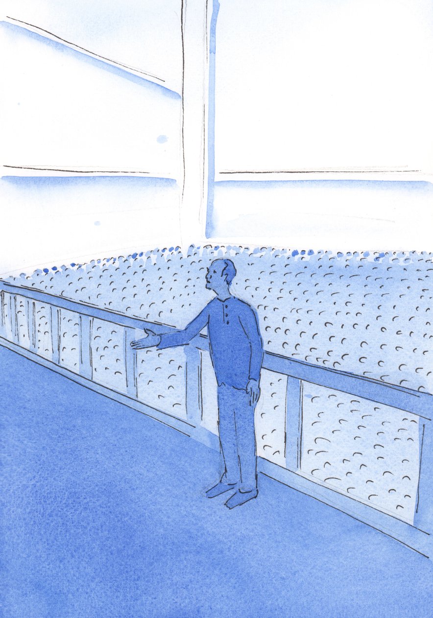Aivan kuten tehdastyöläinen puhuu hyvää työtovereidensa puolesta, niin Kristus, joka on tosi mies, rukoilee tehokkaasti meidän, sukulaistensa puolesta, 2002 (paperilla) tekijältä Elizabeth Wang