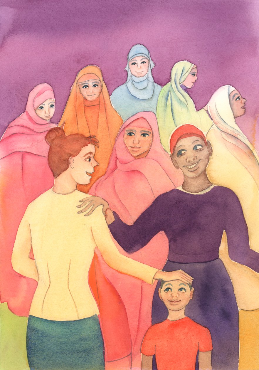 Aivan kuten äiti iloitsee kaikista lapsistaan ja heidän eroistaan, niin Jumala iloitsee eri roduista, joihin me kuulumme, erilaisilla eroillamme., 2004 (paperilla) tekijältä Elizabeth Wang