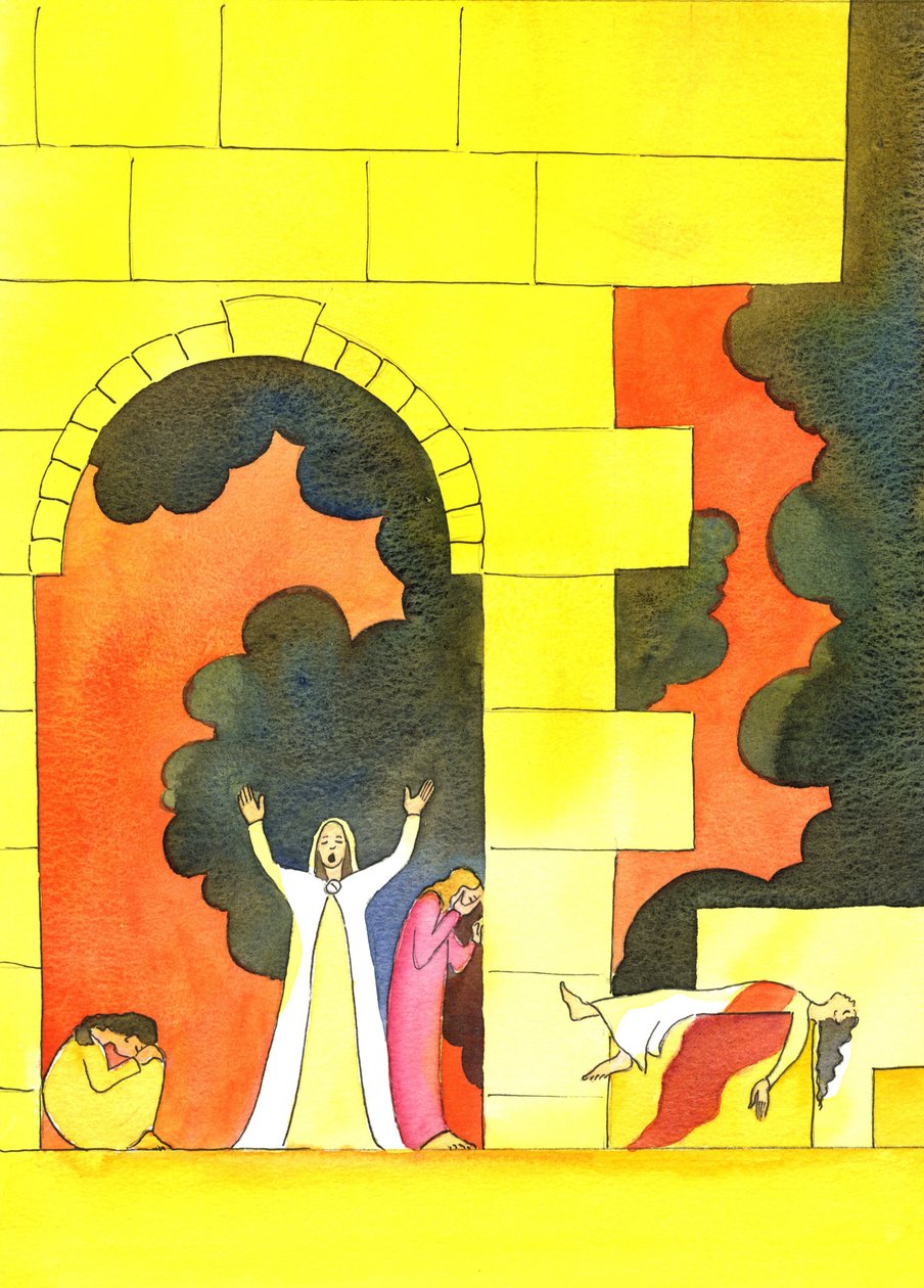 Monta vuotta ennen Kristuksen syntymää Jerusalemiin miehitettiin ja pyhä temppeli häpäistiin ja tuhottiin ihmisten kauhuksi, 2001 (paperilla) tekijältä Elizabeth Wang