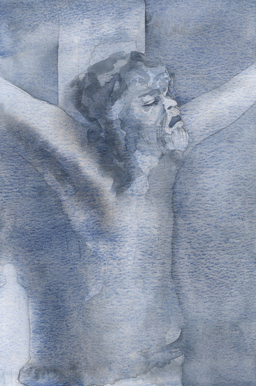 Eräänä palmusunnuntaina näin sielussani Herramme kauhean huudon ristiltä, 2000 (paperilla) tekijältä Elizabeth Wang