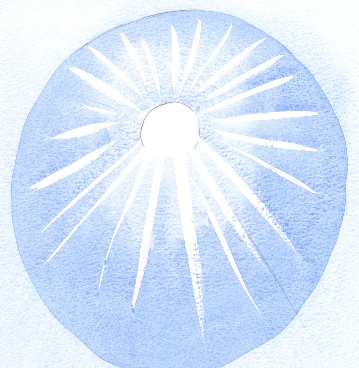 Auringosta kiitollinen on kiitollinen sen lämmöstä ja valosta, joten sen, joka rakastaa Jumalaa, tulee rakastaa myös Jumalan tahtoa., 2001 (paperilla) tekijältä Elizabeth Wang