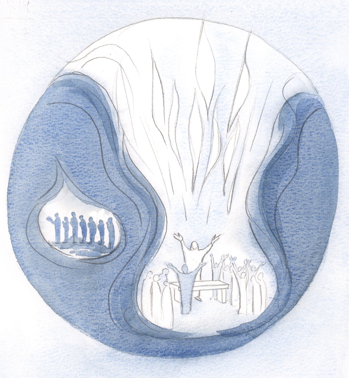 Yksi Jeesuksen yhteydessä rukoiltu sana, joka nousee sielusta, lävistää taivaan mahdottomalla tavalla niille, jotka eivät rukoile Hänen nimessään., 2000 (paperilla) tekijältä Elizabeth Wang