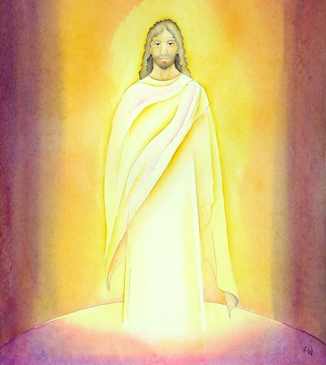 The Risen Jesus, 2001 (w/c paperilla) tekijältä Elizabeth Wang