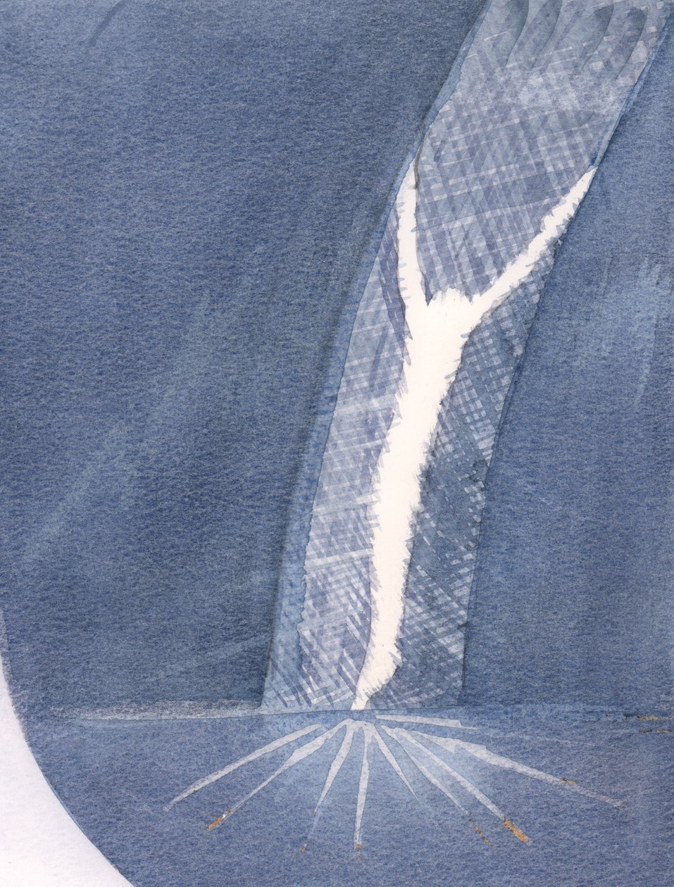 Jeesuksen uhri on tehnyt elävän aukon verhon läpi kaikkein pyhimpään, Jumalan valoon, jotta pääsemme taivaaseen, 2000 (paperilla) tekijältä Elizabeth Wang