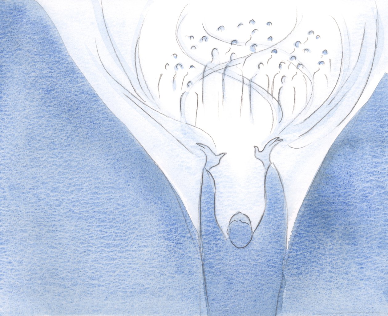 Mitä enemmän Kristus on läsnä maan päällä sielussa, sitä lähempänä taivas ja maa yhdistyvät Hänen voimallaan, 2000 (paperilla) tekijältä Elizabeth Wang