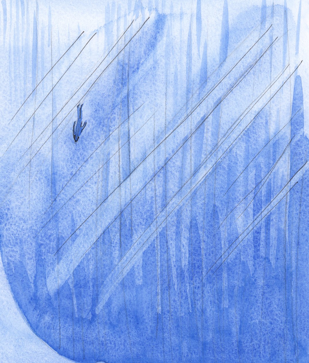 Se, joka kuoleman jälkeen hylkää Jumalan, "putoaa" kuin kivi äärettömään kuiluun., 2001 (paperilla) tekijältä Elizabeth Wang