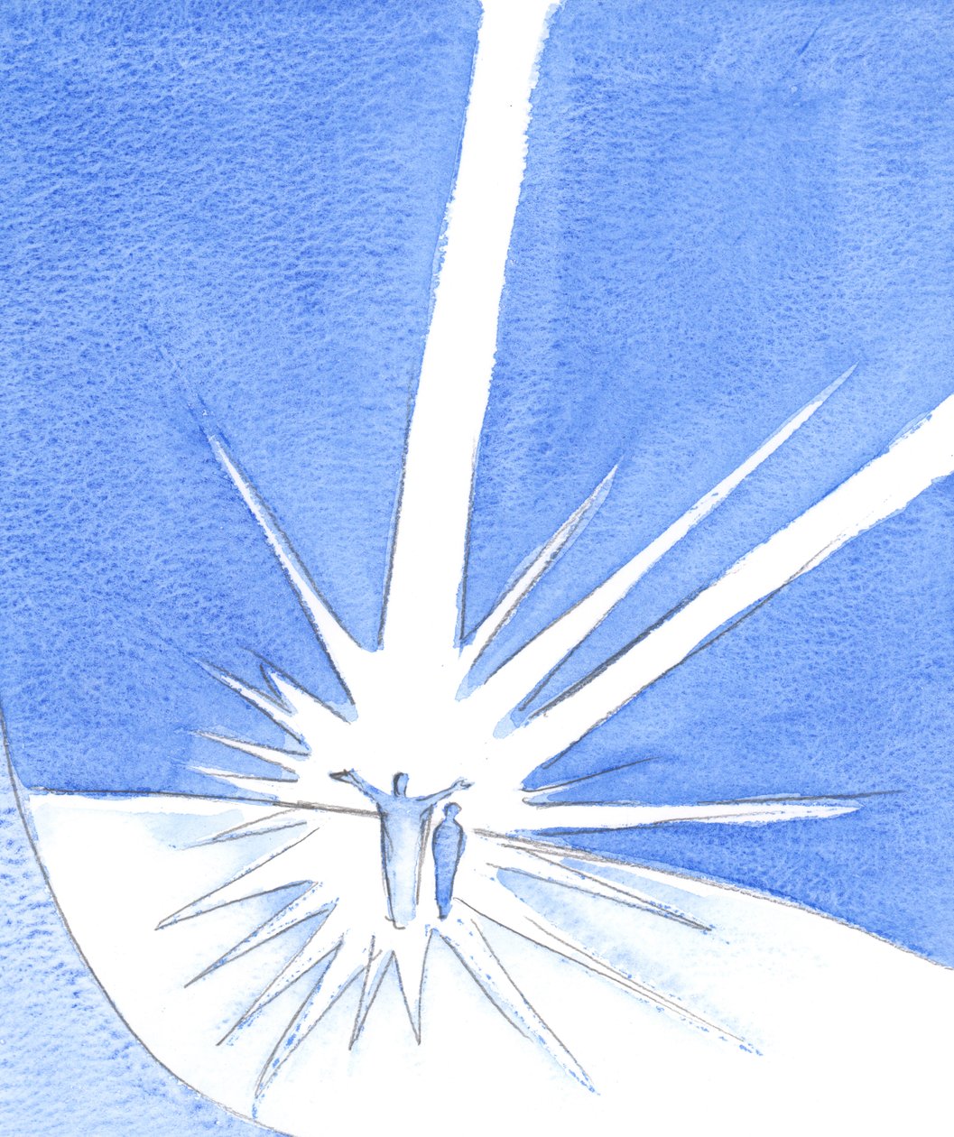 Voimme tarjota Isälle Kristuksen täydellisen rukouksen. Kristus on Sana, joka on tarpeeksi voimakas ylittämään kuilun, 2002 (paperilla) tekijältä Elizabeth Wang