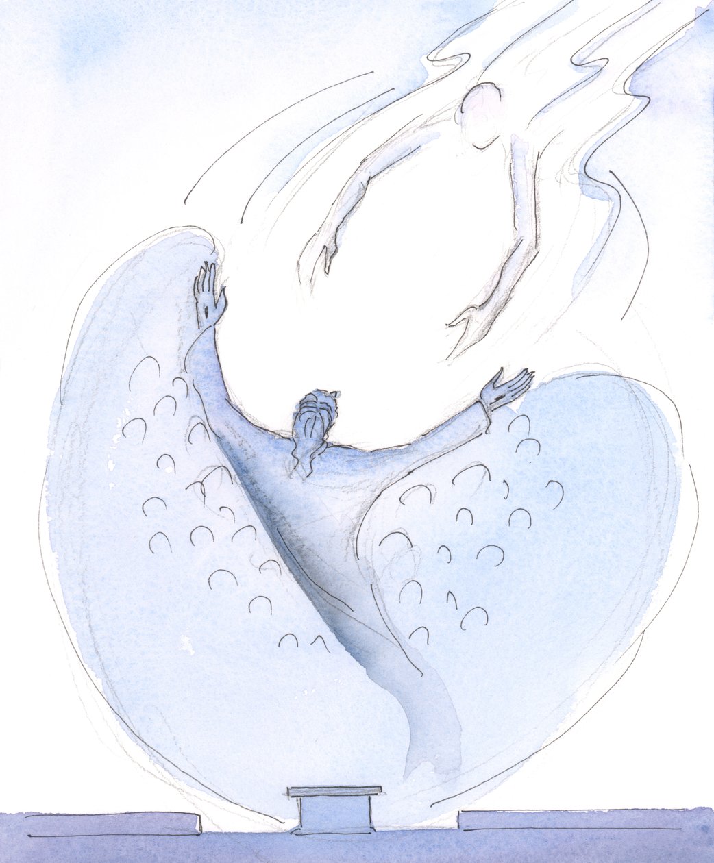 Meillä on hämmästyttävä voima, kun rukoilemme Jeesuksen kanssa messun pyhässä uhrilla, 2004 (paperilla) tekijältä Elizabeth Wang