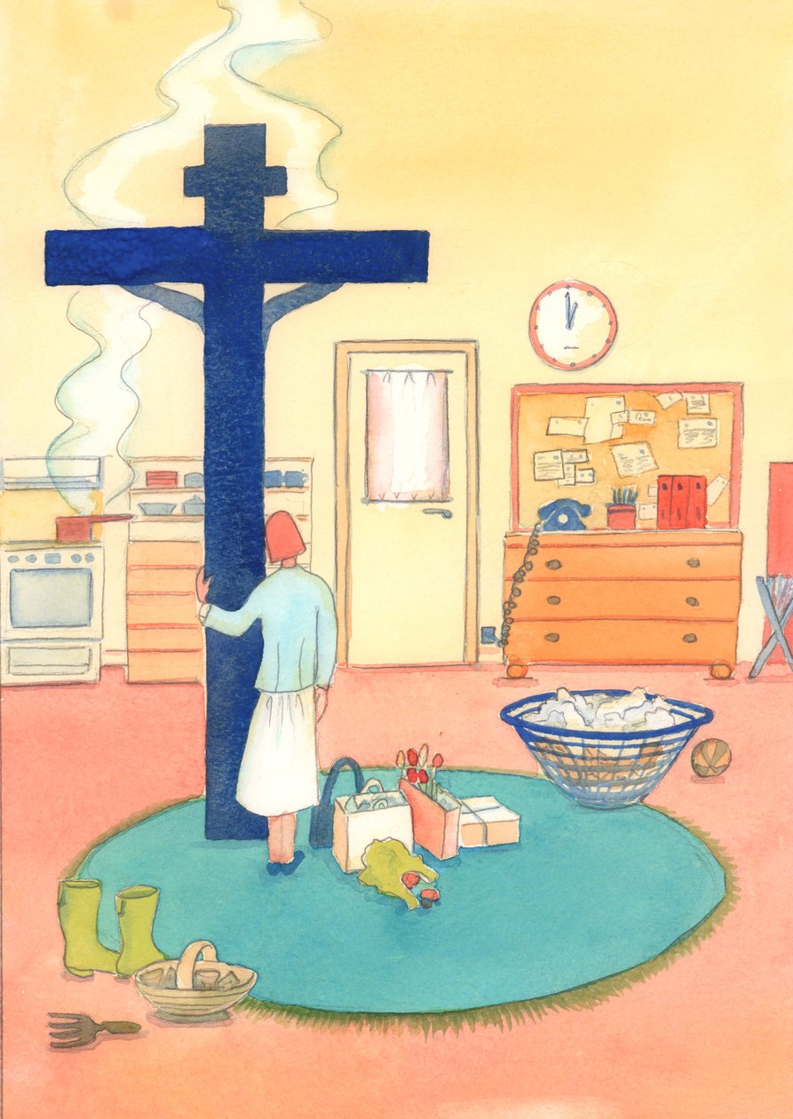 Jokainen, joka palvoo Kristusta messussa ja haluaa olla Hänen kanssaan hengessä koko päivän, voi ylistää ja kiittää Isää hänen kauttaan koko päivän, 2003 (paperilla) tekijältä Elizabeth Wang