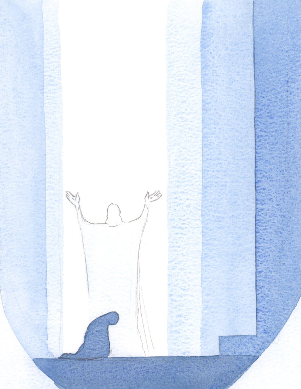 Kristuksen kanssa rukouksemme on arvokasta, 2000 (paperilla) tekijältä Elizabeth Wang