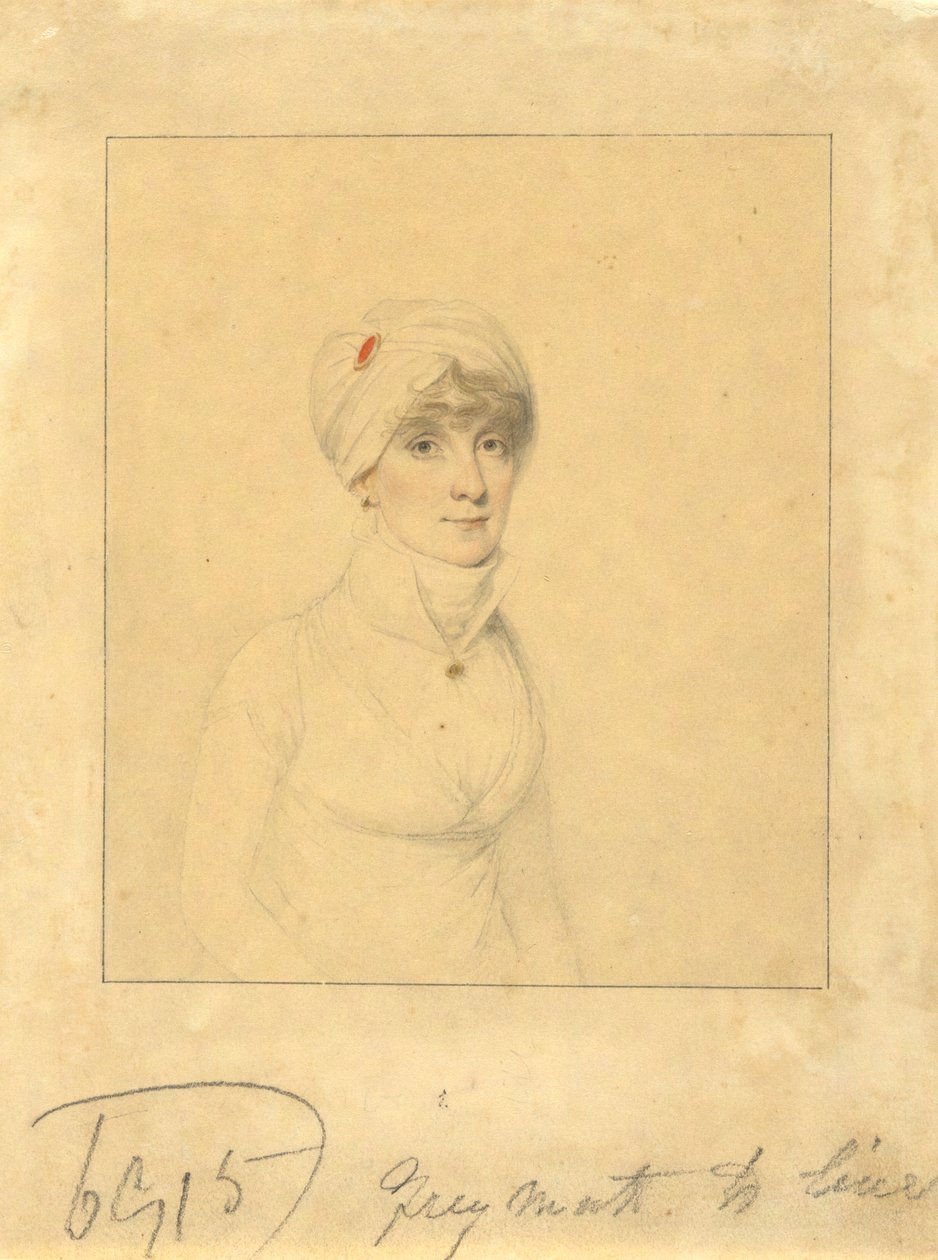 Faith Trumbull (kuvernööri John Trumbull Jr.:n tytär; Hartfordin Daniel Wadsworthin vaimo) tekijältä Elkanah Tisdale