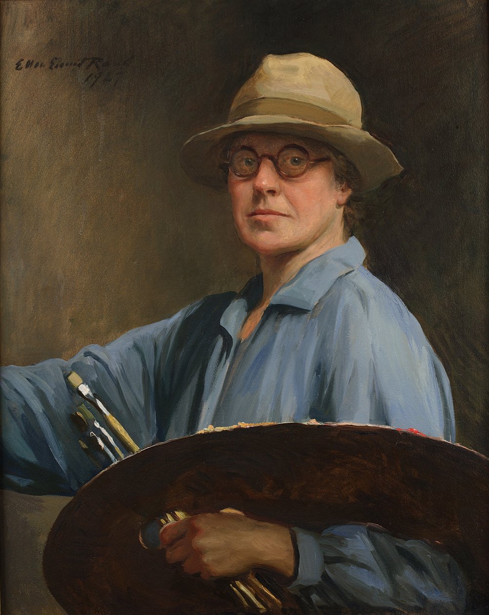 Omakuva, 1927 (öljy sommittelutaululle) tekijältä Ellen Emmet Rand