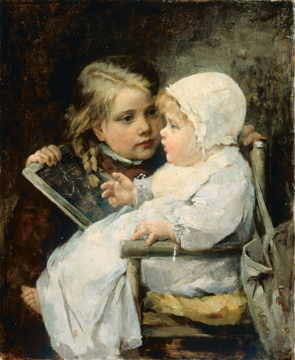 Nuori taiteilija, 1885 tekijältä Ellen Kendall Baker