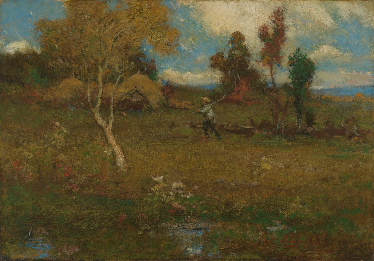 Paluu maatilalta, n. 1915-1920. tekijältä Elliott Daingerfield