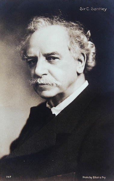 Sir Charles Santley, n. 1920 (m/w valokuva) tekijältä Elliott and Fry Photography Studio