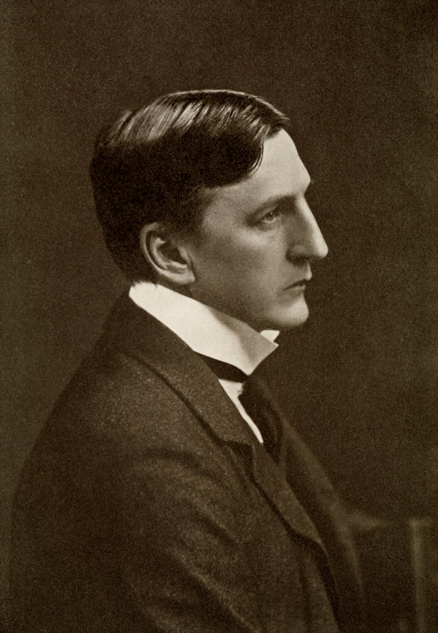Alfred Edward Woodley Mason, brittiläinen kirjailija, 1910. tekijältä Elliott and Fry